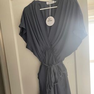 Petal and Pup Brantley Dress Blue Sz 4